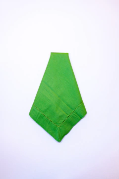 GUARDANAPO VERDE BANDEIRA ALGODÃO - comprar online