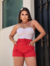 SHORT SOCIAL TRANÇADO - Mocinha Fashion