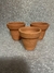 Mini vaso de barro claro - comprar online