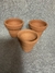 Mini vaso de barro claro na internet