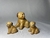 Trio cachorro marrom mini - comprar online