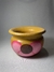 Vaso de barro florido P na internet