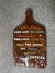 Placa decorativa Ajude na limpeza