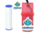 KIT LINHA + PORTA ELÁSTICO PARA AMARRAR ISCA 100MT - CHUMBADA OFICIAL