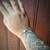 Pulseira De Prata Com Pedras Onix na internet