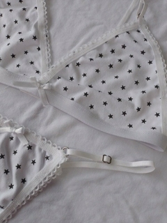 Conjunto algodón estampado estrellitas - comprar online