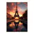 Quadro Decorativo Torre Eiffel Paris ao Pôr do Sol
