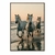 Quadro Decorativo Cavalos Brancos Correndo na Praia ao Crepúsculo - comprar online