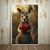 Quadro Decorativo Canguru com Coração na internet