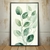 Quadro Decorativo Folhas Verdes Geométricas - loja online