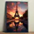 Quadro Decorativo Torre Eiffel Paris ao Pôr do Sol - Meu Quadro AI | Quadros Decorativos Exclusivos e Personalizados