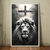 Quadro Decorativo Leão da Tribo de Judá na Cruz - Meu Quadro AI | Quadros Decorativos Exclusivos e Personalizados