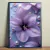 Quadro Decorativo de Flores Lilás com Pérolas e Gotas de Orvalho - comprar online