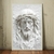 Quadro Decorativo Rosto de Jesus em Textura - Meu Quadro AI | Quadros Decorativos Exclusivos e Personalizados
