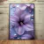 Quadro Decorativo de Flores Lilás com Pérolas e Gotas de Orvalho - comprar online