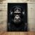 Quadro Decorativo Chimpanzé com Fones de Ouvido