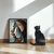 Quadro Decorativo Rostos Abstratos em Estilo Cubista - loja online