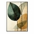 Quadro Decorativo de Folhas Orgânicas com Textura - Meu Quadro AI | Quadros Decorativos Exclusivos e Personalizados
