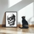 Imagem do Quadro Decorativo Caveira com Capacete Estilo Street Ink