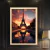 Quadro Decorativo Torre Eiffel Paris ao Pôr do Sol
