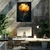 Quadro Decorativo Botão de Flor Iluminado Pétalas Translúcidas - Meu Quadro AI | Quadros Decorativos Exclusivos e Personalizados