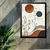 Quadro Decorativo Paisagem Abstrata Orgânica com Folhagens - comprar online