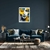 Quadro Decorativo de Rosto de Mulher com Flor