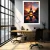Quadro Decorativo Torre Eiffel Paris ao Pôr do Sol