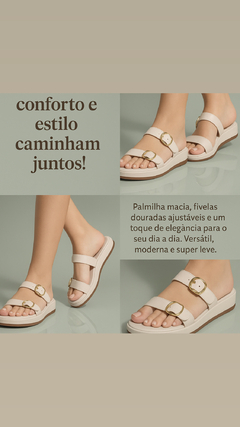 Papete Rayssa off white - comprar online
