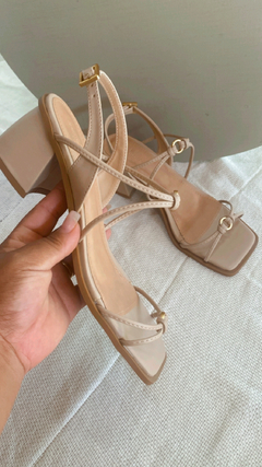 Sandália nude - comprar online