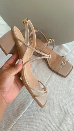 Sandália nude - comprar online