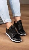 Tênis casual preto c/gliter