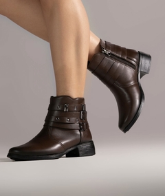 Bota coturno marrom - comprar online