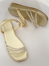 Flat form dourada - comprar online
