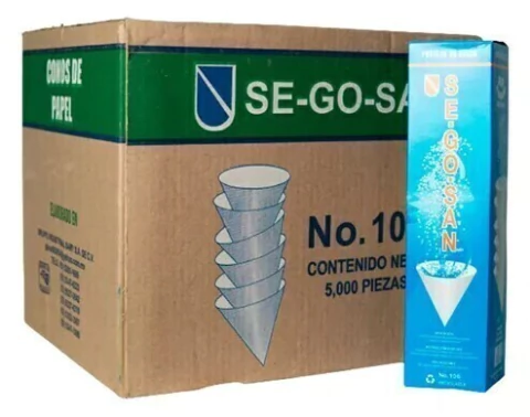 VASO CONICO 108 20/250 CAJA