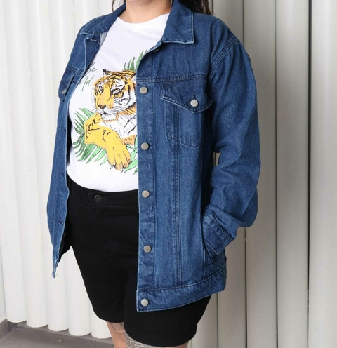 AVC002 CAMPERA LARGA JEANS RIGIDO