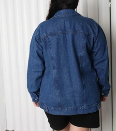 AVC002 CAMPERA LARGA JEANS RIGIDO - comprar online
