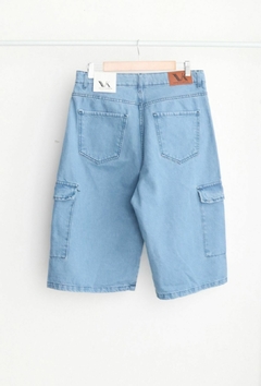 AVKB05 BERMUDA BAGGY CELESTE CARGO - comprar online