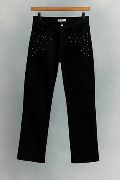 VYA10 RECTO NEGRO C/APLIQUE