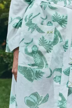Robe Tropical Green Buzios - tienda online