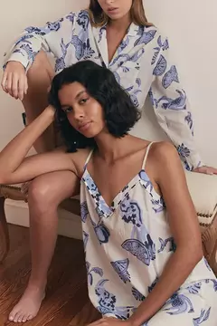 Sleep Dress Blue Buzios - tienda online