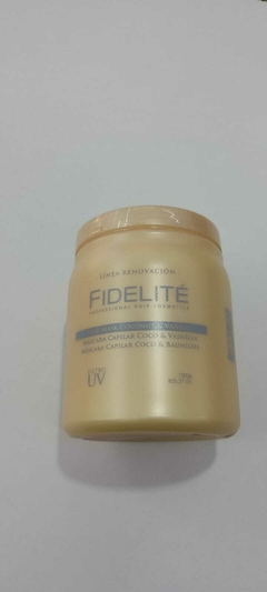 Máscara capilar fidelité coco y vainilla x 1000 gr - comprar online