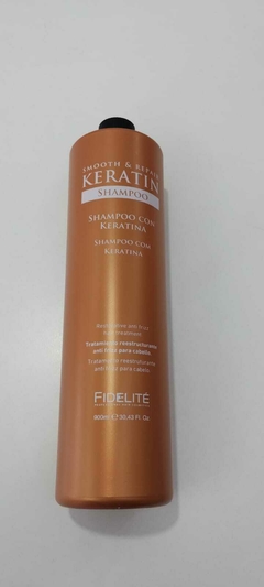 Shampoo de keratina fidelite x 900ml