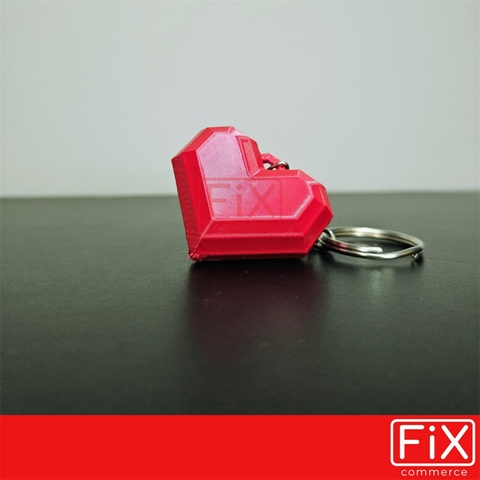 CO CHAVEIRO PREMIUM - LOW POLY HEART