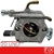 KIT CARBURADOR MOTOSSERRA IMPORTADA 45CC 52CC 58CC 20 PÇ