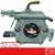 KIT CARBURADOR MOTOSSERRA IMPORTADA 45CC 52CC 58CC 20 PÇ - comprar online