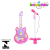 BRINQUEDO GUITARRA E MICROFONE INFANTIL MUSICAL ROSA - comprar online