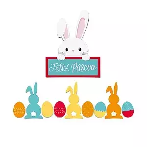 Kit Adesivo para Decoração -Páscoa 7 Unidades - comprar online