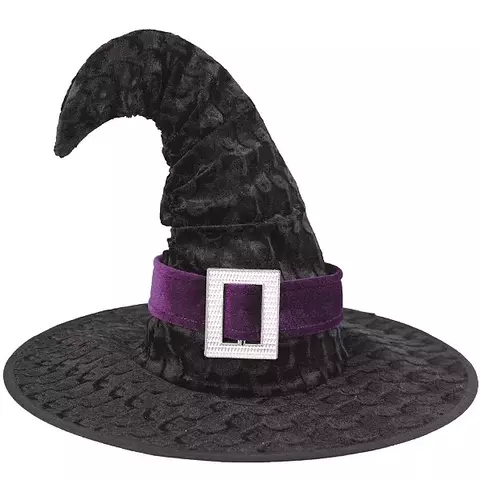 Chapeu da Bruxa cinto Roxo-43cm