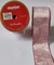 Fita Decorativa Aramada Veludo Rosa Claro - 6,3 cm x 9,14cm